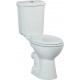 Унитаз напольный Creavit Pitta PA311(PA310.00100) белый, овальный, 36.6x69.3 см