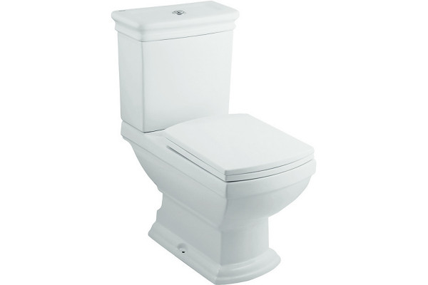 Унитаз-компакт Creo Orleans OR1002 белый, прямоугольный, 41.5x66.5 см