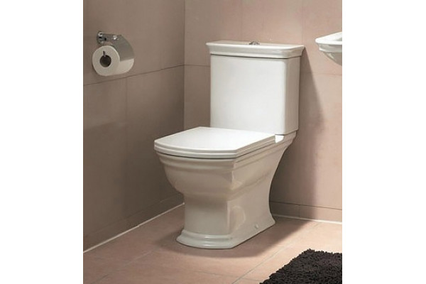 Унитаз-компакт Creo Orleans OR1002 белый, прямоугольный, 41.5x66.5 см