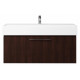 Тумба с раковиной подвесная Creto Milano 100 Sorano, с ящиками, ручки хром