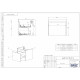 Тумба с раковиной подвесная Creto Etna 60 Soft, с ящиками,  в современном стиле