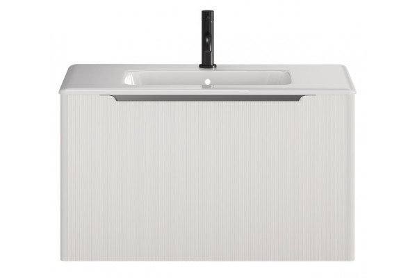 Тумба с раковиной Creto Luna Ivory 80 см, 17-IV80, подвесная, с ящиками
