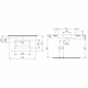 Тумба с раковиной Creto Luna Ivory 80 см, 17-IV80, подвесная, с ящиками