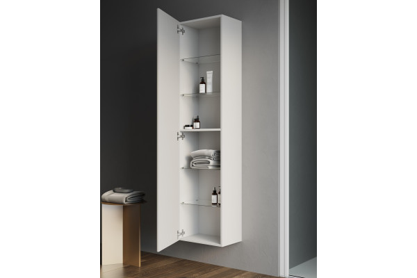 Шкаф-пенал Creto Luna 40 L 17-PenIV40L Ivory подвесной, левый
