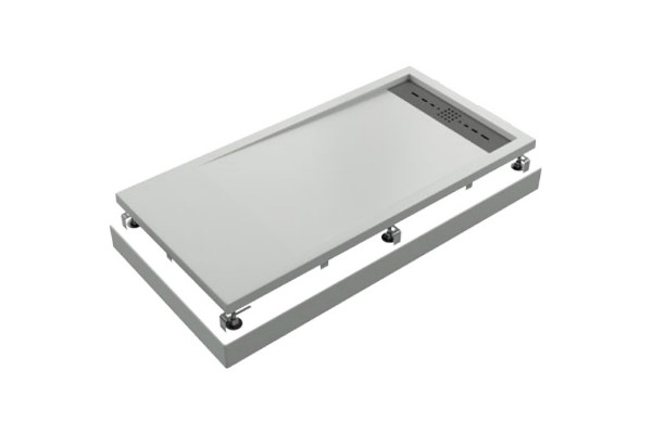 Душевой поддон Creto Scala 160x80, белый, прямоугольный, низкий