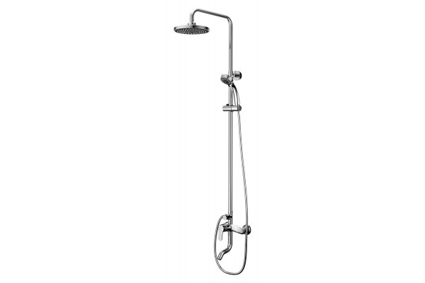 Душевая стойка D&K Marx Rhein  хром, штанга 121.5 см, шланг 150 см