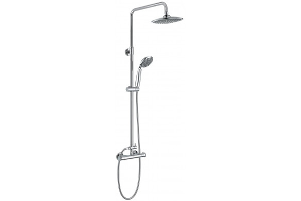 Душевая стойка D&K Potsdam DA2113701B09 хром, штанга 129 см