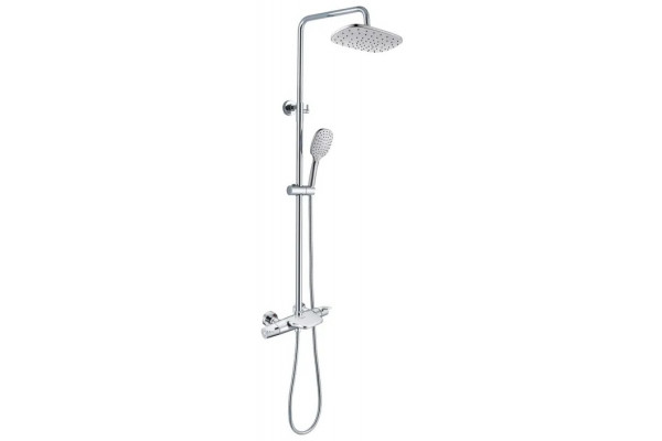 Душевая стойка D&K Potsdam DA2143741B14 хром, штанга 150 см