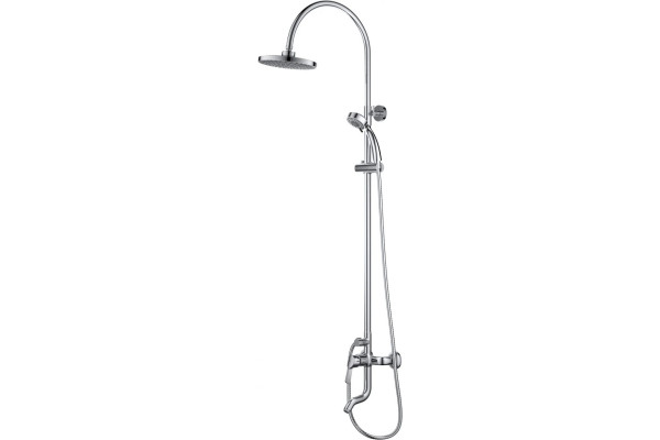 Душевая стойка D&K Schiller DA1463701C09 хром, штанга 129 см