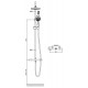 Душевая стойка D&K Potsdam DA2123701B10 хром, штанга 129 см