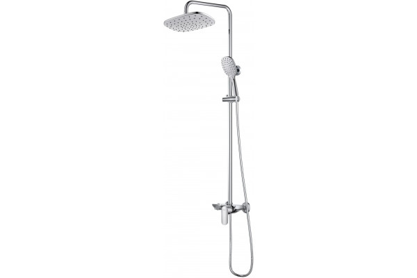 Душевая стойка D&K Baciano DA1033701B14 хром, штанга 115 см