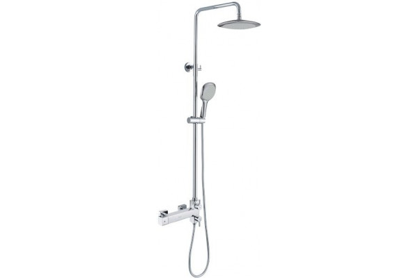 Душевая стойка D&K Potsdam DA2173701B02 хром, штанга 120 см, шланг 150 см