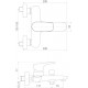 Смеситель Damixa Palace Grand 461000000 для ванны с душем, однорычажный, хром