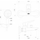 Смеситель Damixa Origin Bit 771300000 для ванны с душем, однорычажный, длина излива 16.5 см