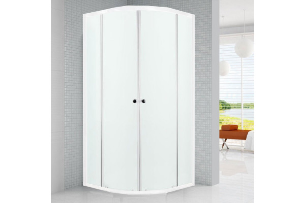 Душевой уголок Damixa Origin Evo 82G-301-080WT 80х80 см четверть круга, двери раздвижные