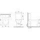 Унитаз-компакт Damixa Skyline DX35C8600SC безободковый, с микролифтом, белый, овальный, 37.5x62.5 см
