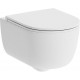 Унитаз подвесной Damixa Sirius DX86C1700SC с микролифтом, белый, овальный, 36x49 см
