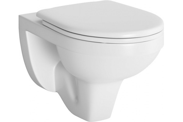 Унитаз подвесной Damixa Jupiter DX77C1738SC белый, овальный, 34.5x52 см
