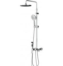 Душевая стойка Damixa Apollo DX220910000 хром штанга 101 см, шланг пластиковый 150 см