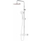 Душевая стойка Damixa Option DX218091000 хром штанга 101 см, шланг пластиковый 150 см