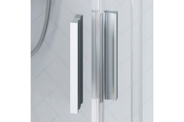 Душевой уголок Damixa Skyline DX35WG-403-090MT квадратный, двери раздвижные
