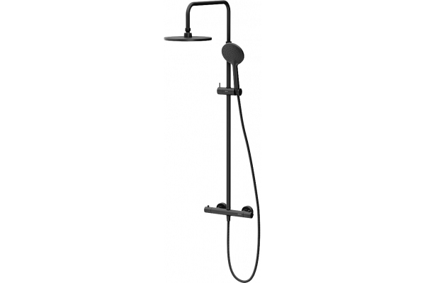 Душевая стойка Damixa Option DX218091300 черная цвет черный, штанга 106 см