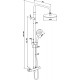 Душевая стойка Damixa Option DX218091300 черная цвет черный, штанга 106 см