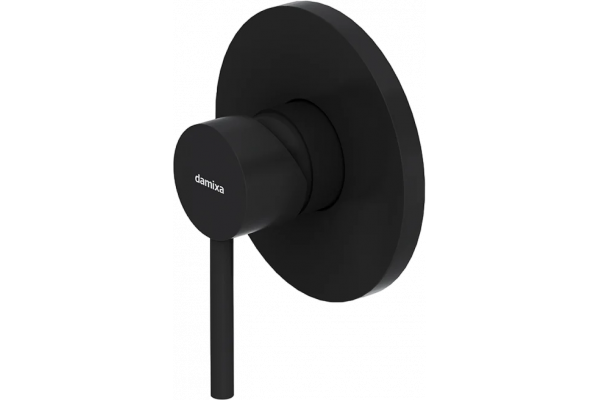 Смеситель для душа Damixa Scandinavian Pure 367500300 С ВНУТРЕННЕЙ ЧАСТЬЮ, черный, однорычажный