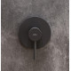 Смеситель для душа Damixa Scandinavian Pure 367500300 С ВНУТРЕННЕЙ ЧАСТЬЮ, черный, однорычажный