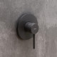 Смеситель для душа Damixa Scandinavian Pure 367500300 С ВНУТРЕННЕЙ ЧАСТЬЮ, черный, однорычажный