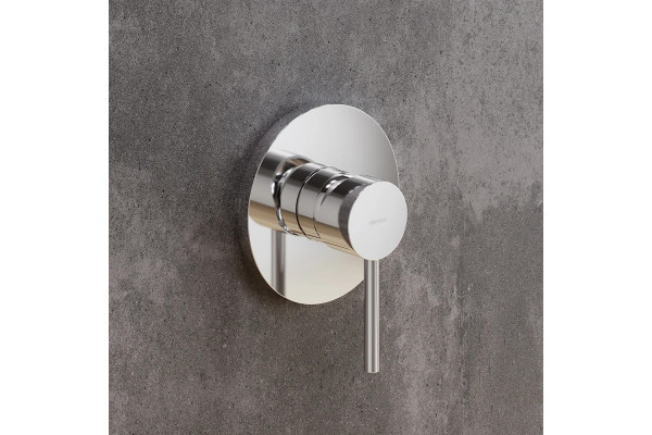 Смеситель для душа Damixa Scandinavian Pure 367500000 С ВНУТРЕННЕЙ ЧАСТЬЮ, хром, однорычажный