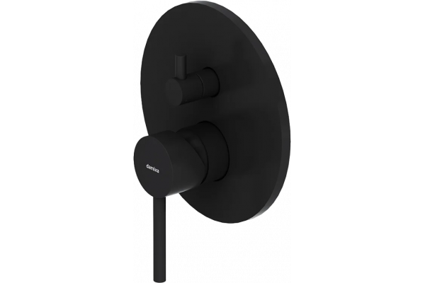 Смеситель для ванны с душем Damixa Scandinavian Pure 367100300 С ВНУТРЕННЕЙ ЧАСТЬЮ, черный, однорычажный