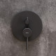 Смеситель для ванны с душем Damixa Scandinavian Pure 367100300 С ВНУТРЕННЕЙ ЧАСТЬЮ, черный, однорычажный