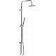 Душевая стойка Damixa Scandinavian Pure 936000000 хром штанга 145 см, шланг пластиковый 175 см