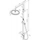 Душевая стойка Damixa Scandinavian Pure 936000000 хром штанга 145 см, шланг пластиковый 175 см