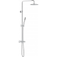 Душевая стойка Damixa Scandinavian Pure 936800000 хром штанга 145 см, шланг пластиковый 175 см