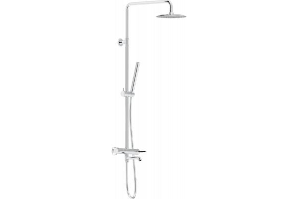 Душевая стойка Damixa Scandinavian Pure 936740000 хром штанга 145 см, шланг пластиковый 175 см