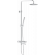Душевая стойка Damixa Scandinavian Pure 936740000 хром штанга 145 см, шланг пластиковый 175 см