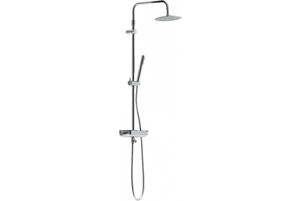 Душевая стойка Damixa Scandinavian Pure 936760000 хром штанга 145 см, шланг пластиковый 175 см