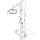 Душевая стойка Damixa Scandinavian Pure 936750300 чернная матовая хром, штанга 145 см