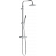 Душевая стойка Damixa Scandinavian Pure 936750000 хром штанга 145 см, шланг пластиковый 175 см