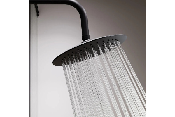 Душевая стойка Damixa Scandinavian Pure 936730300 черная матовая цвет черный, штанга 145 см