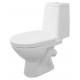 Унитаз-компакт Damixa RedBlu Origin One с микролифтом, белый, овальный, 35x78 см