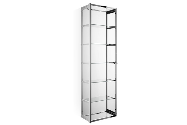 Decor Walther Glas S 4 Шкафчик подвесной 35x19x120см стекло прозрачное цвет: хром ЗАКАЗ ПО ЗАПРОСУ 0602500
