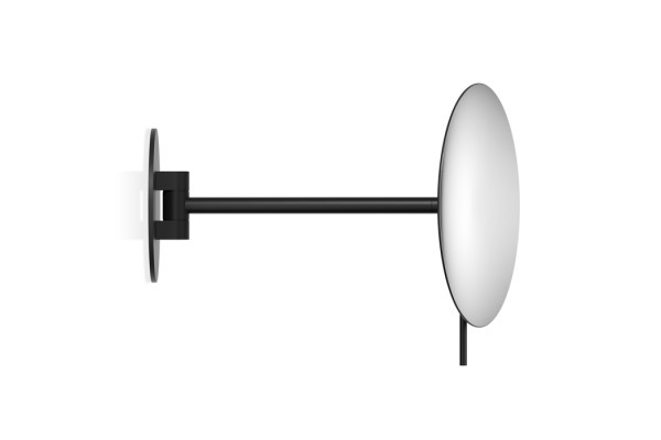 Decor Walther Round SPT 72 Косметическое зеркало 22.4см подвесное увел. 5x цвет: матовый черный 0122860