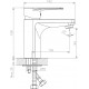 Смеситель Decoroom SO72 SO72011 для раковины однорычажный, хром