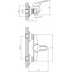Смеситель Decoroom SO21 SO21055 для душа однорычажный, хром