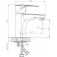 Смеситель Decoroom SO70 SO70011 для раковины однорычажный, хром