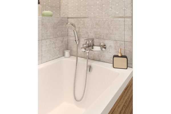 Смеситель Decoroom SO72 SO72036 для ванны с душем, однорычажный, хром