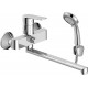 Смеситель Decoroom SO22 SO22043 универсальный однорычажный, хром